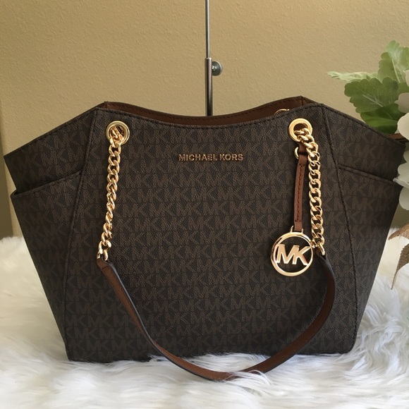 Last one✨Michael Kors LG chain tote shoulder bag - Picture 4 of 8